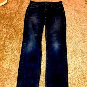Levi's Dark Blue Denim Jeans